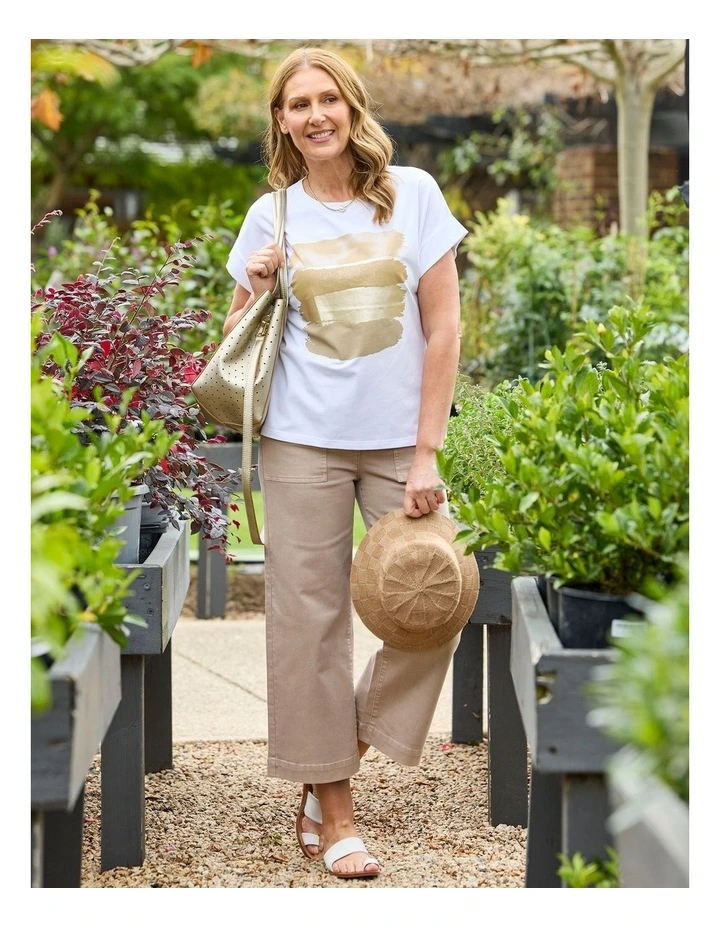 Darcy 7/8 Zip Wide Leg Jean image 7