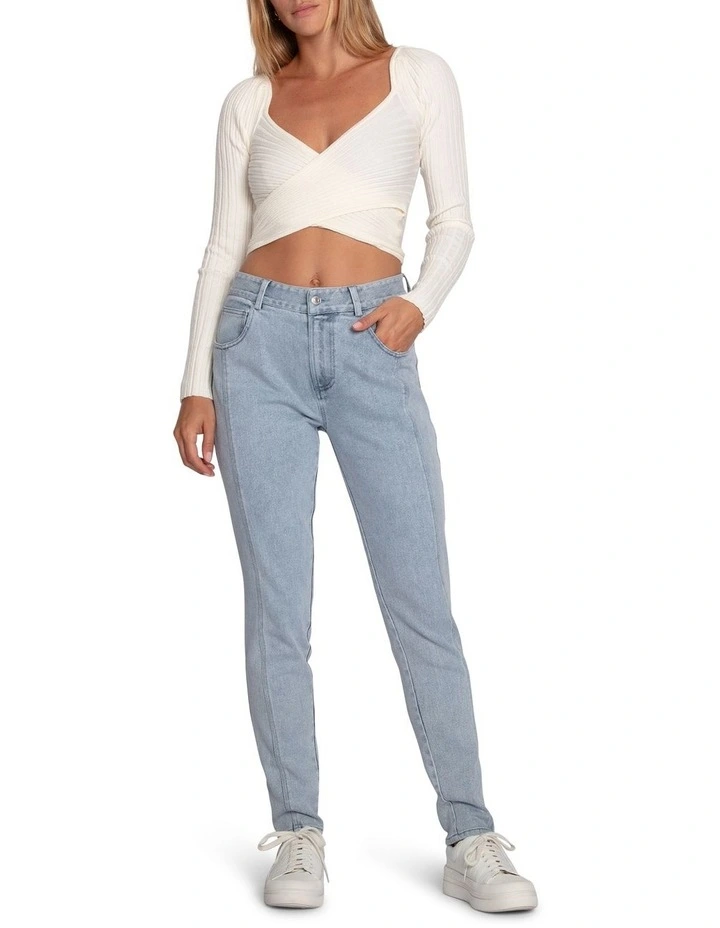 First Class Skinny Jeans in Stonewash image 1