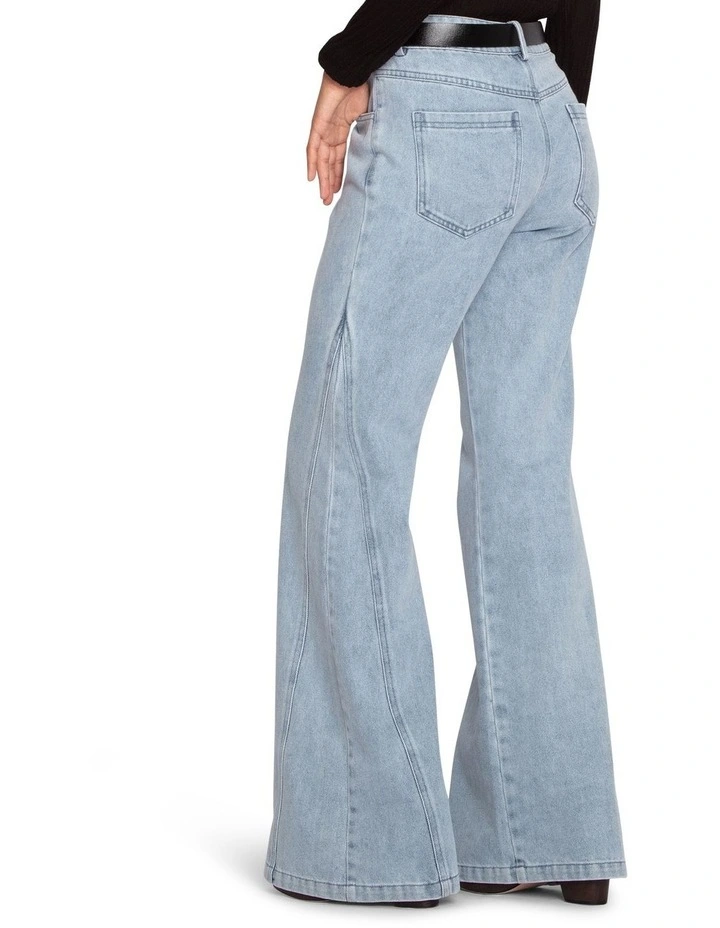 Firecracker Flare Jeans in Stonewash image 7