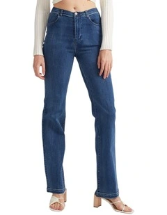 Impossible Highs Bootleg Jean in Dark Wash