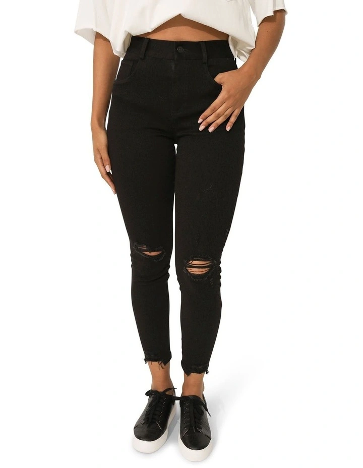 Skinny Dip Jeans in Black image 2