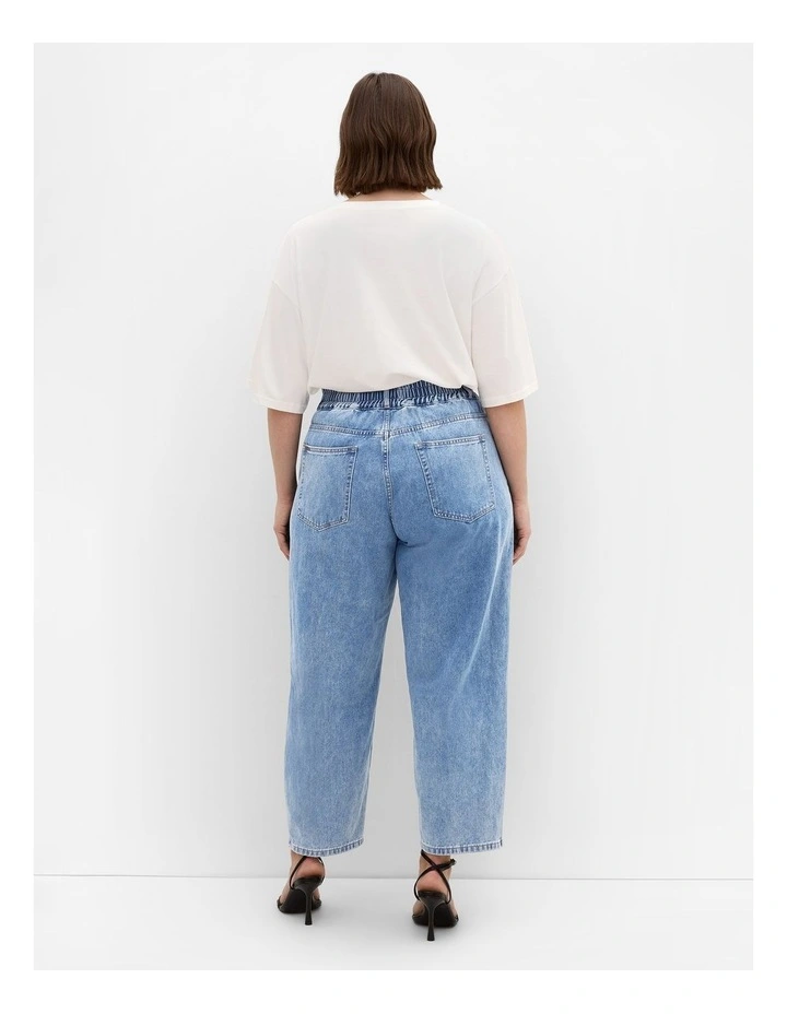 Plus Size Harley Fit Stretch Waist Jean in Mid Wash image 2