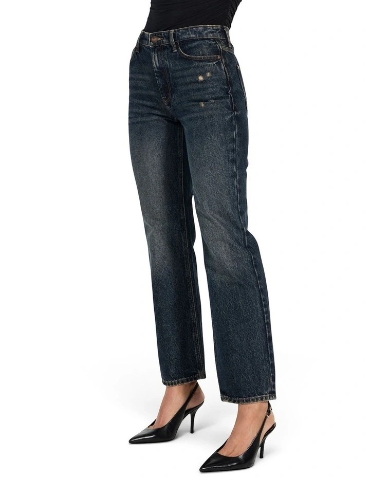 80s Straight Jeans in Blue image 3