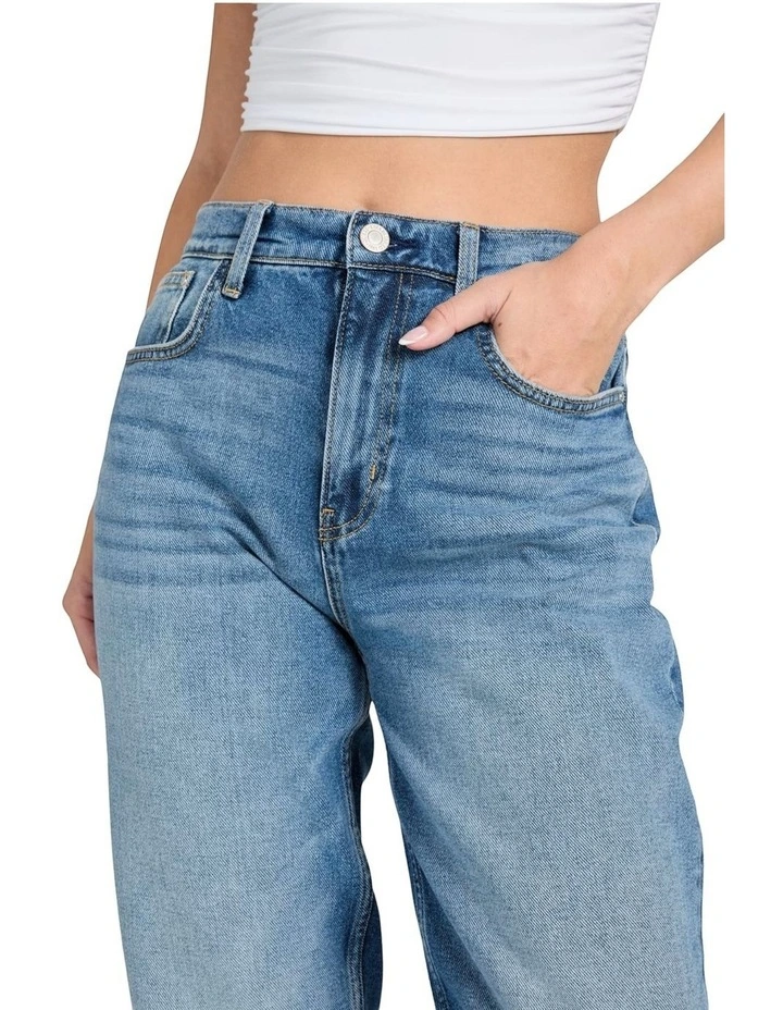 New Mom Jeans in Blue image 4