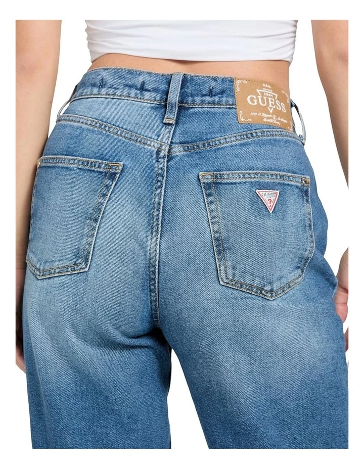 New Mom Jeans in Blue image 5