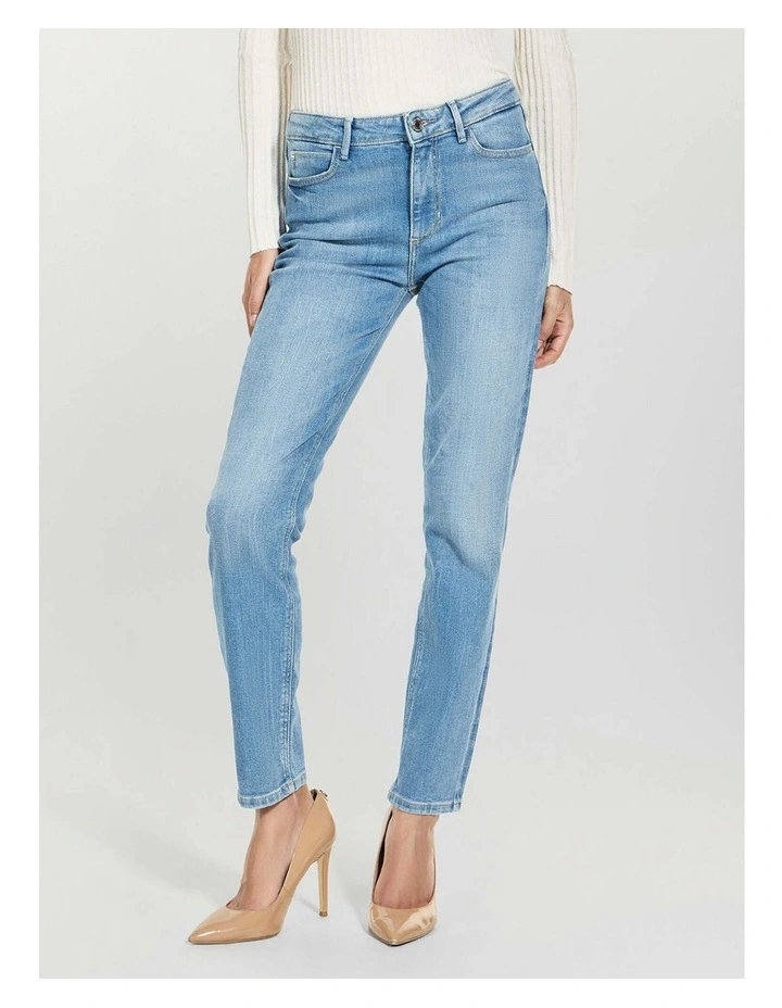 High-Rise 1981 Skinny Jeans in Light Blue Wash image 1