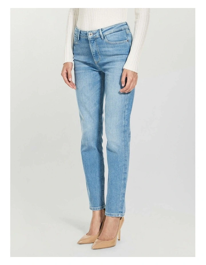 High-Rise 1981 Skinny Jeans in Light Blue Wash image 3