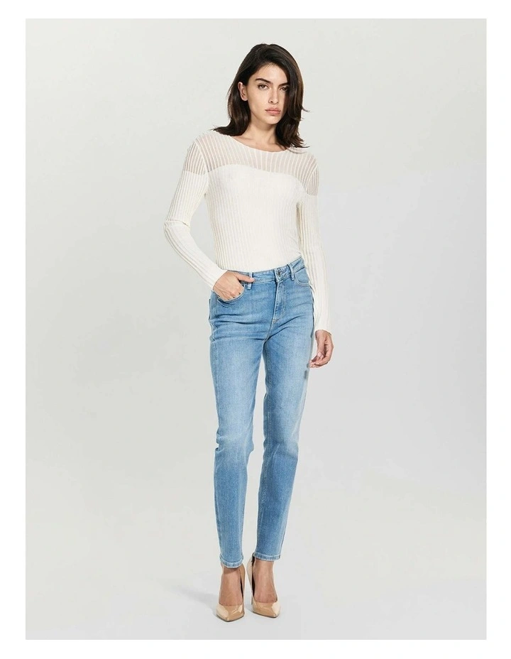 High-Rise 1981 Skinny Jeans in Light Blue Wash image 5