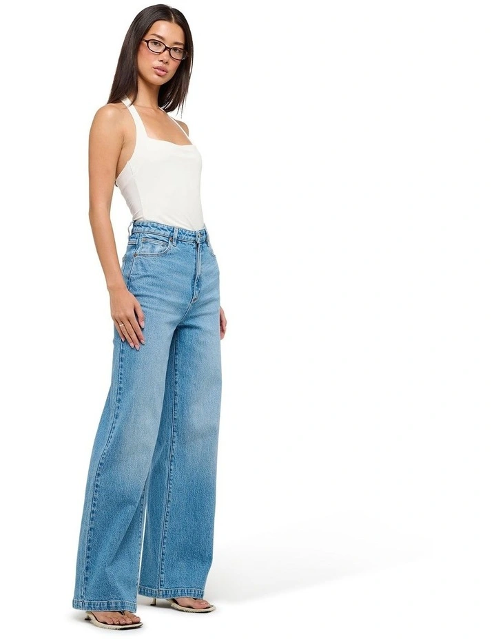 94 High & Wide Petite Jeans in Charlotte image 3