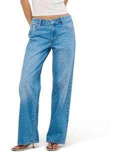 99 Low & Baggy Recycled Petite Jeans in Charlotte