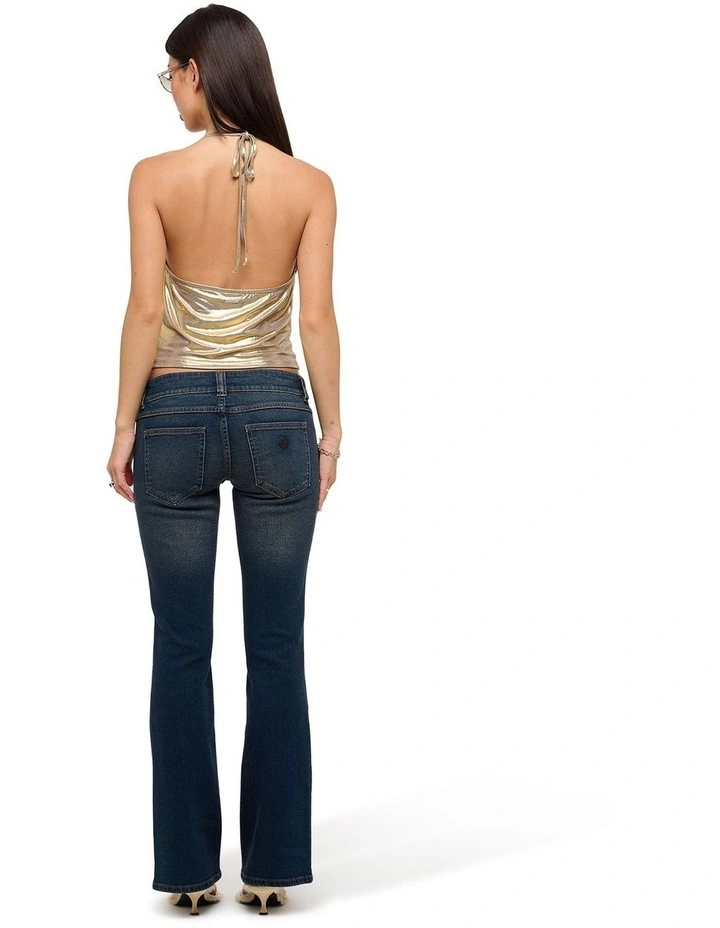 00 Super Low Kick Tall Jeans in Iris image 2