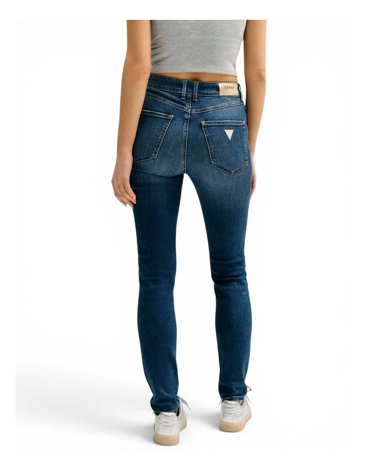 High-Rise 1981 Skinny Jeans in Blue image 4