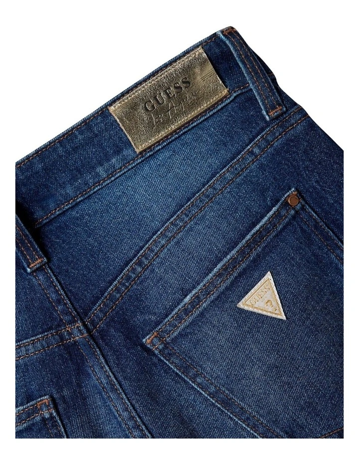 Mid-Rise Sexy Straight Jeans in Mid Indigo Wash image 6