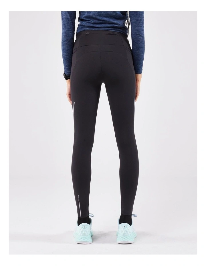 Kiprun Warm Running Leggings 500 Warm in Black Smoke image 2