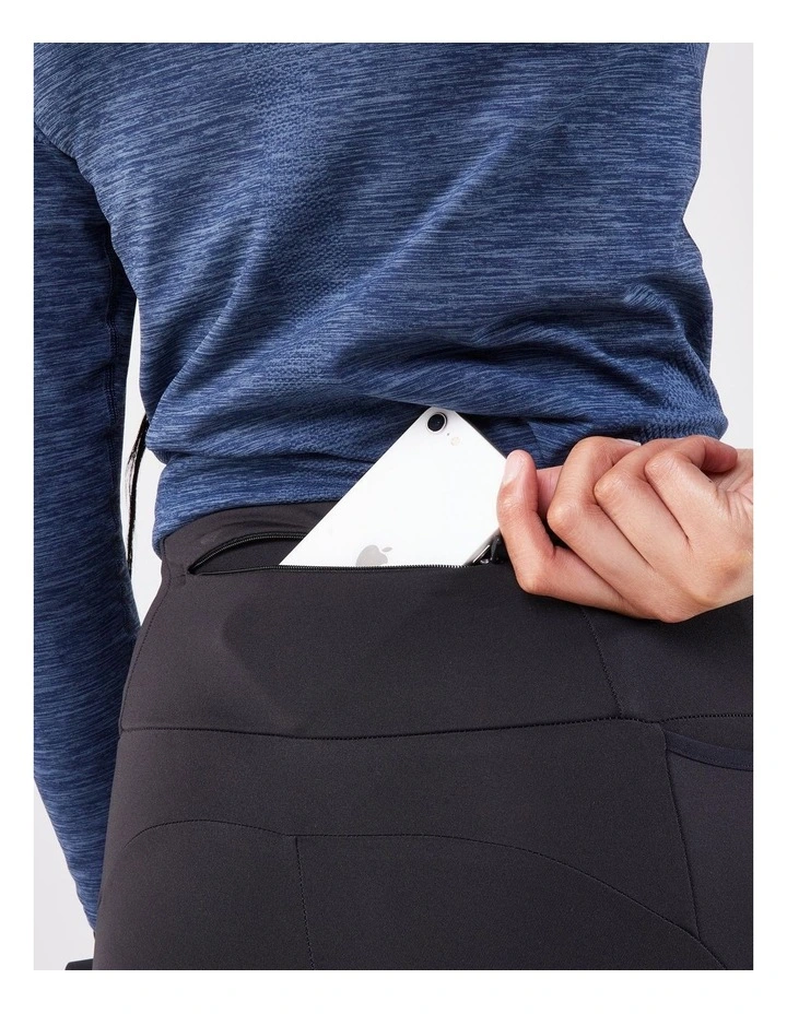 Kiprun Warm Running Leggings 500 Warm in Black Smoke image 7