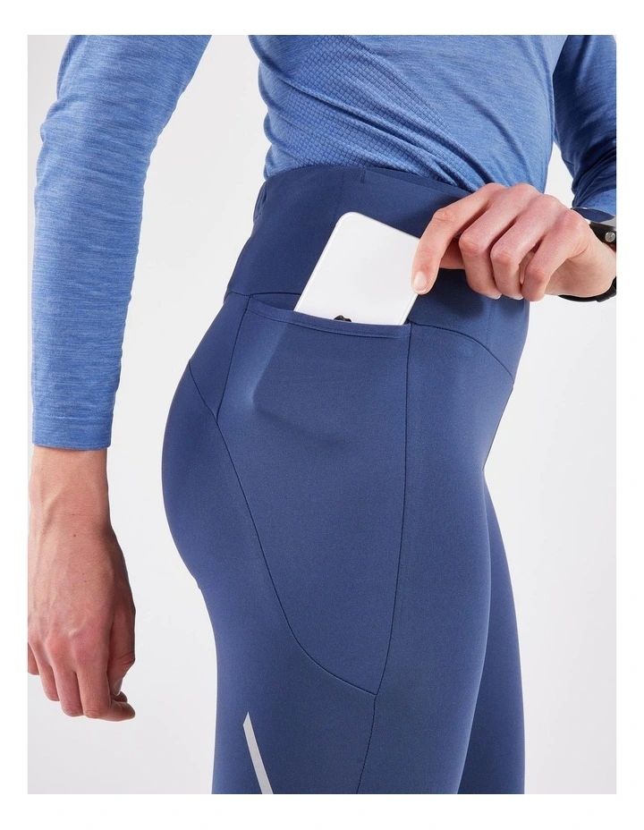 Kiprun Warm Running Leggings 500 Warm in Abyss Blue image 4