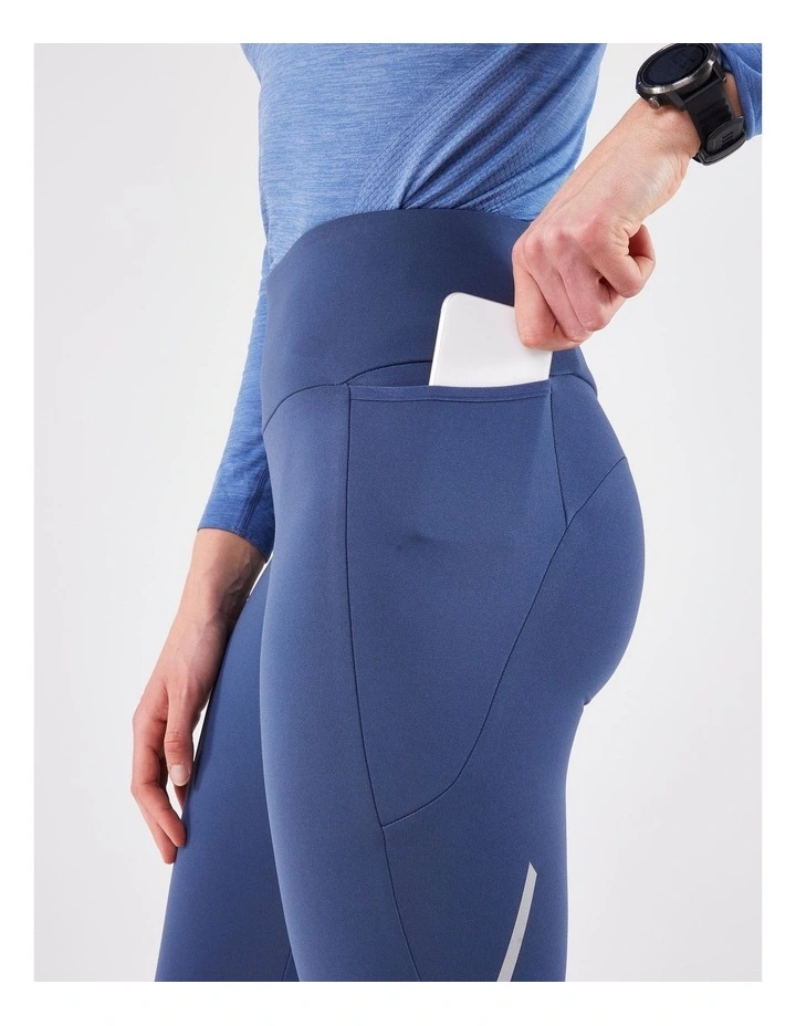 Kiprun Warm Running Leggings 500 Warm in Abyss Blue image 5