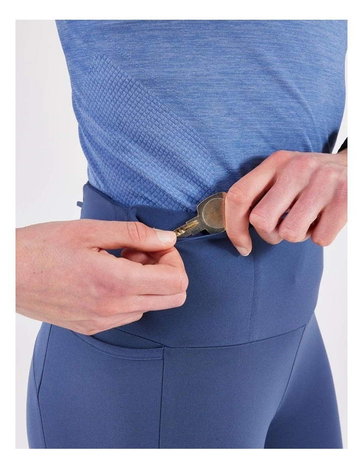 Kiprun Warm Running Leggings 500 Warm in Abyss Blue image 7