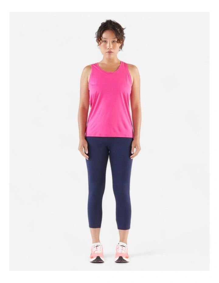 Run 500 Comfort Kiprun Running Leggings in Navy Blue image 3
