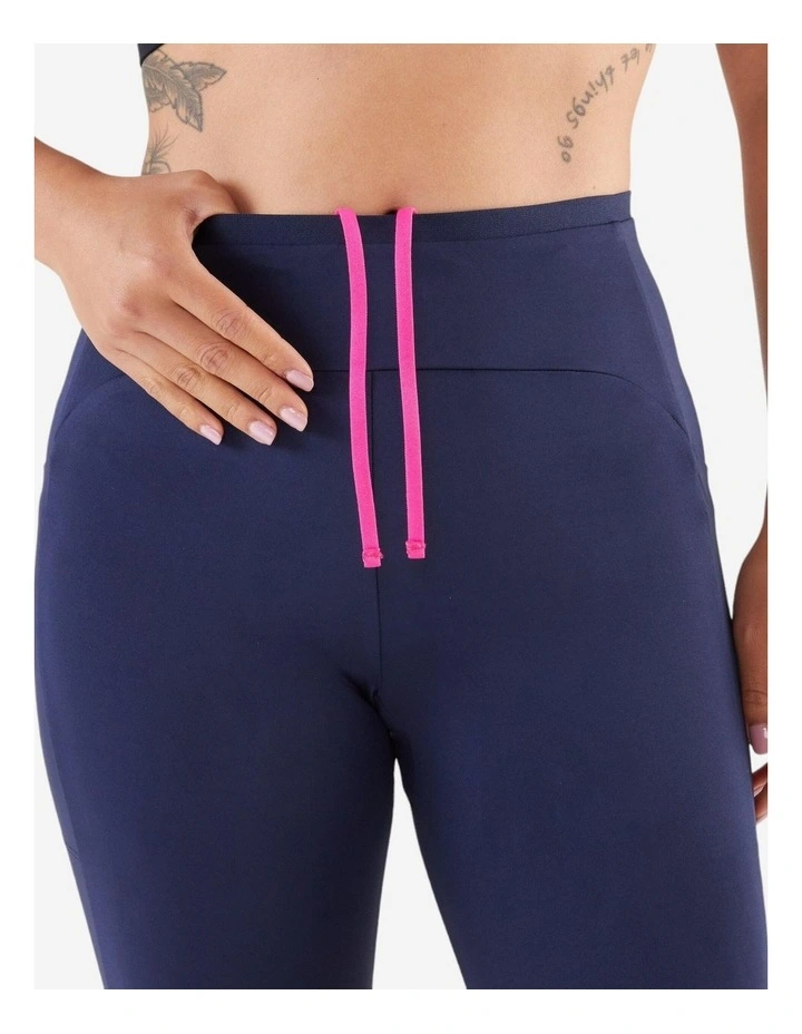 Run 500 Comfort Kiprun Running Leggings in Navy Blue image 4