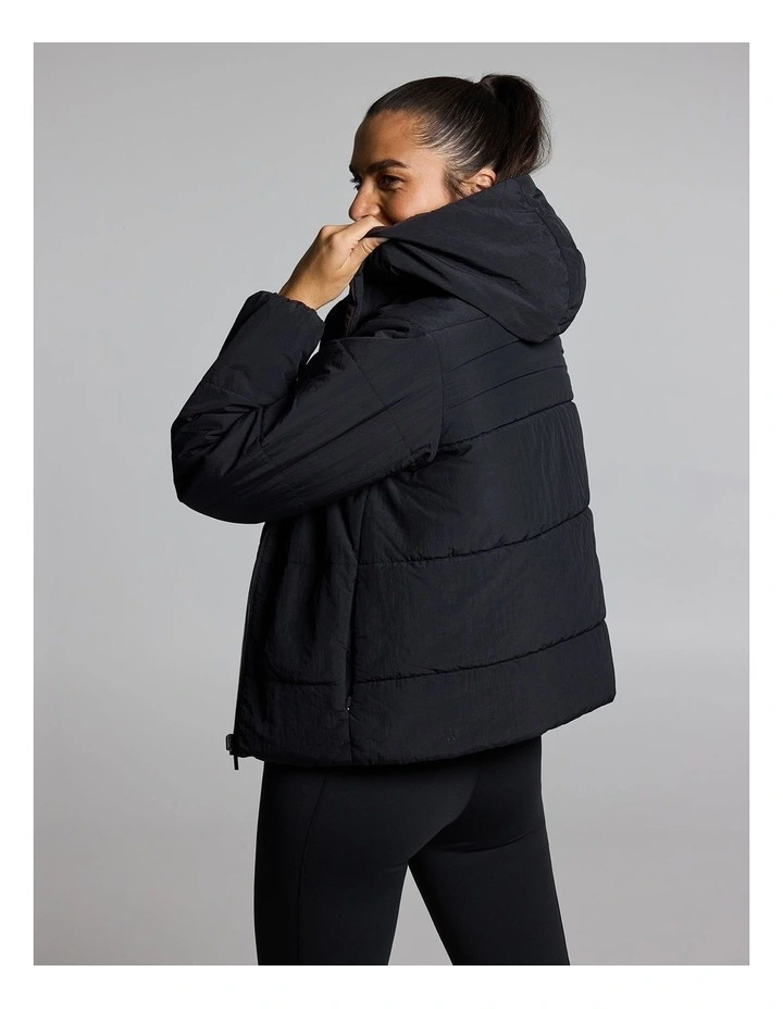 Reversible Puffer Jacket Black/Cocoa image 2