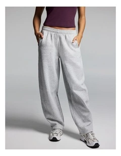 Cosy Fleece Cocoon Jogger Mid Grey Marle