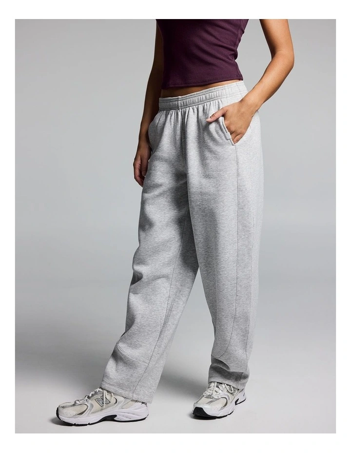 Cosy Fleece Cocoon Jogger Mid Grey Marle image 3