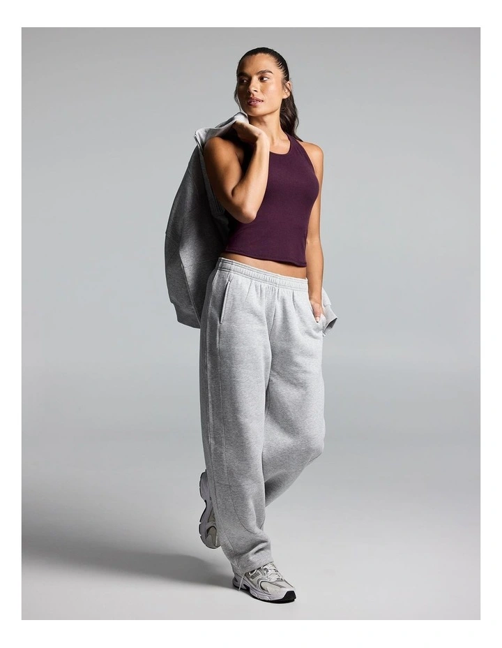 Cosy Fleece Cocoon Jogger Mid Grey Marle image 5