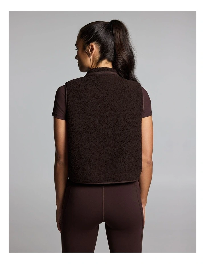 Sherpa Vest Cocoa image 2