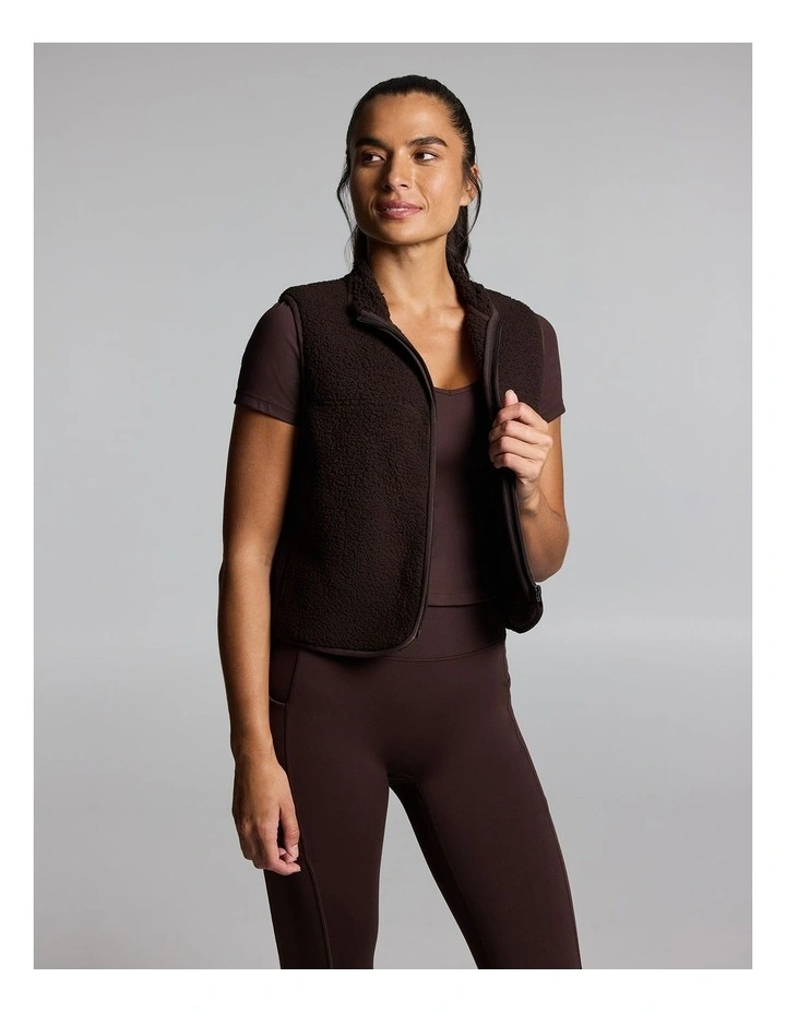 Sherpa Vest Cocoa image 3