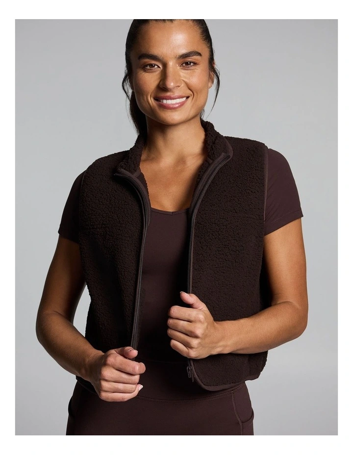 Sherpa Vest Cocoa image 4