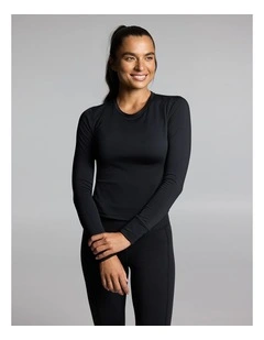 Thermal Long Sleeve Top Black