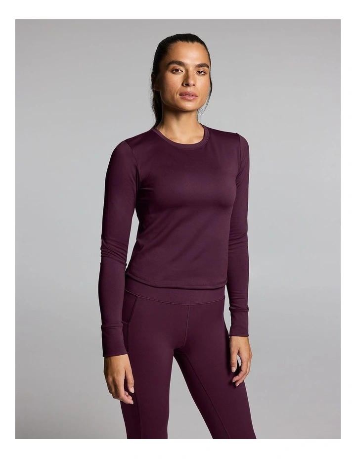 Thermal Long Sleeve Top Cherry Cola image 3
