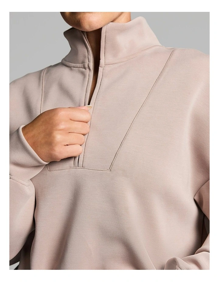 Travel 1/2 Zip Latte image 4