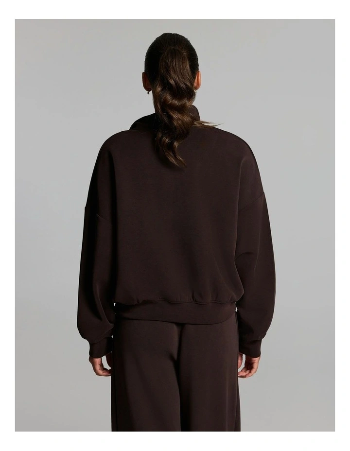 Travel 1/2 Zip Cocoa image 2