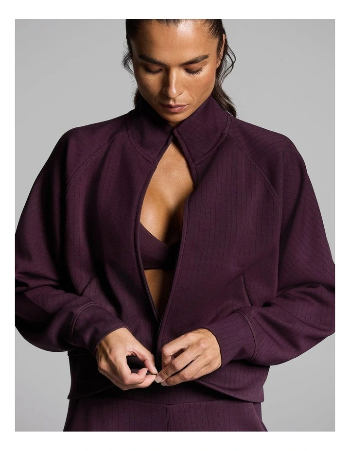 Travel Zip Through Jacket Cherry Cola image 4