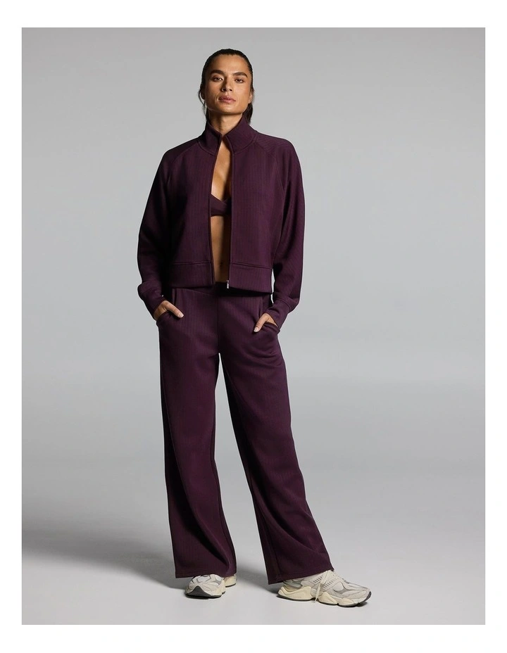 Travel Zip Through Jacket Cherry Cola image 5