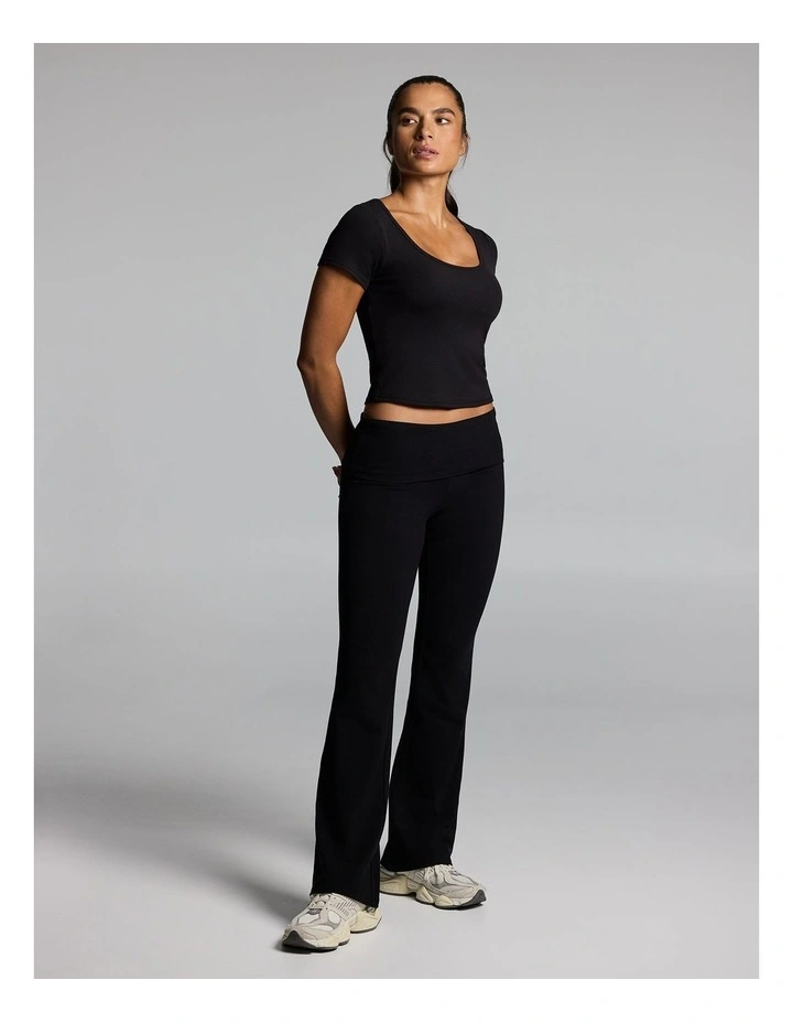 Rib Support Tee Black image 5
