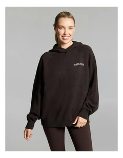 Heritage Knit Hoodie Cocoa
