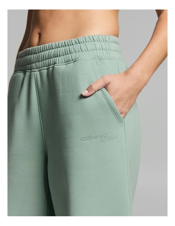 Luxe Fleece Wide Leg Pants Matcha image 4