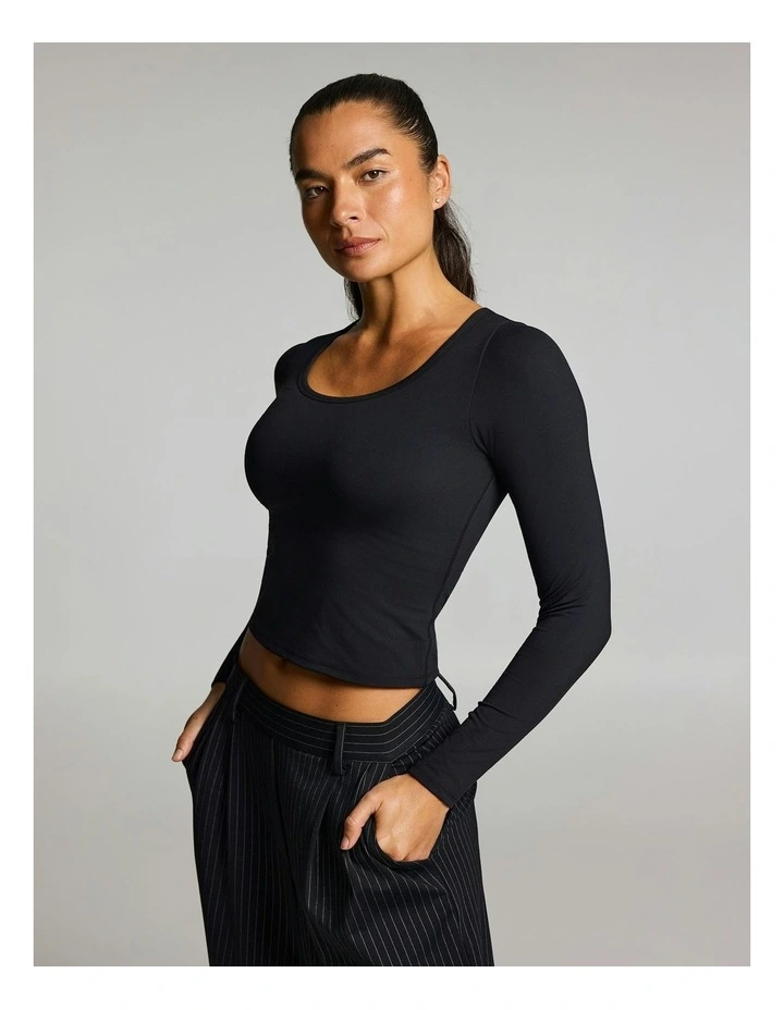 Base One Support Long Sleeve Black image 3