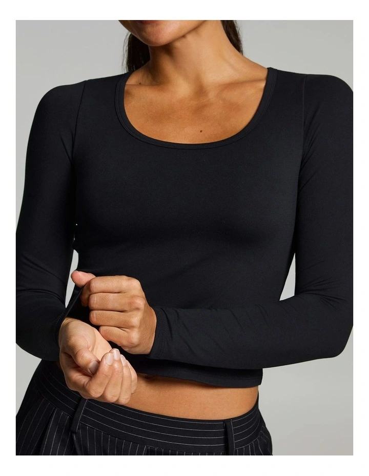 Base One Support Long Sleeve Black image 4