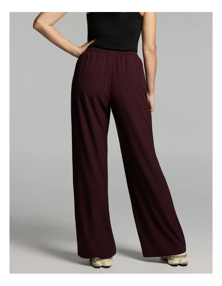 At Leisure Straight Leg Pants Cherry Cola image 2