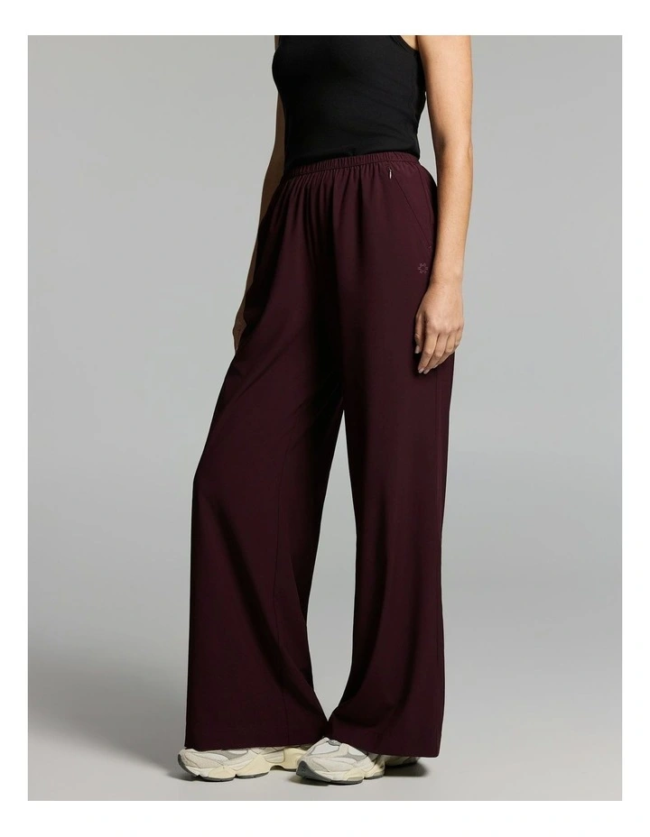 At Leisure Straight Leg Pants Cherry Cola image 3