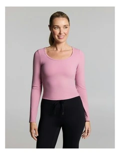 Base One Support Long Sleeve Dusty Pink