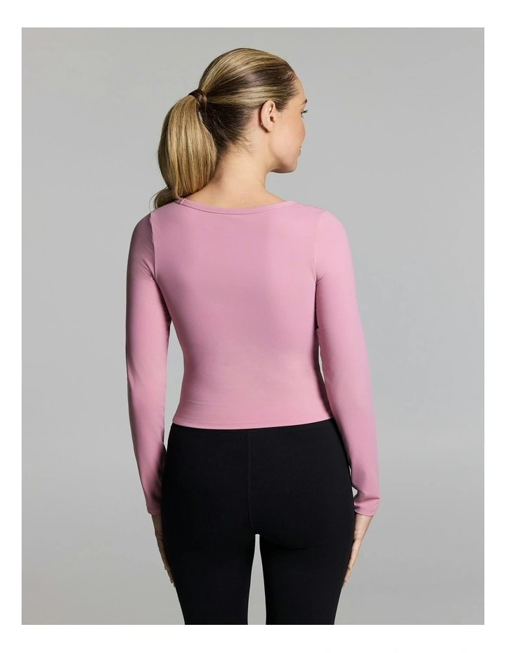 Base One Support Long Sleeve Dusty Pink image 2