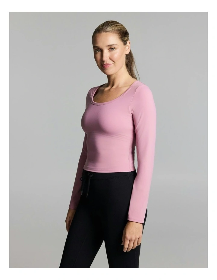 Base One Support Long Sleeve Dusty Pink image 3