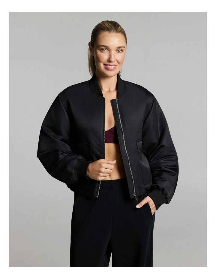 Bomber Jacket Black image 1
