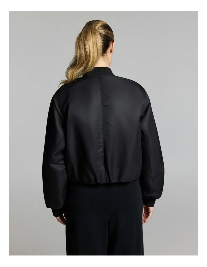 Bomber Jacket Black image 2