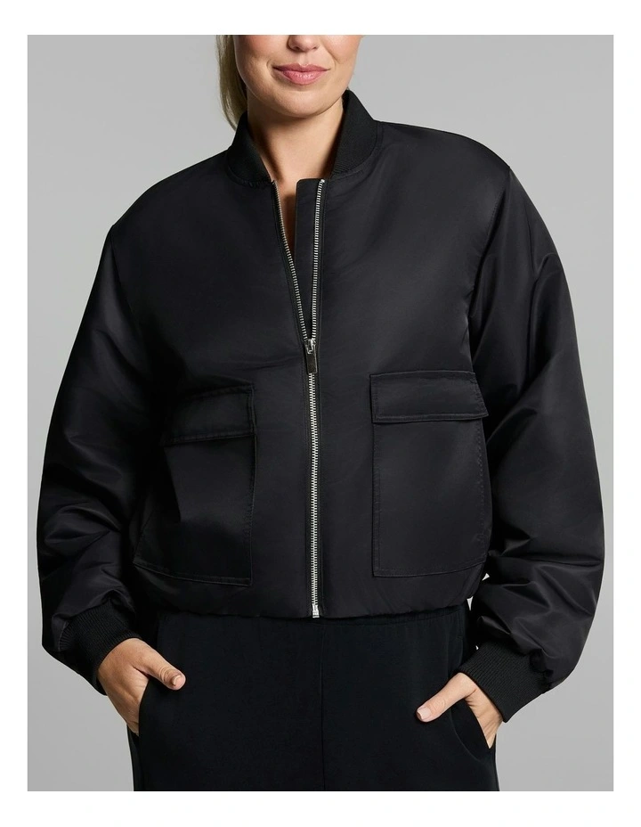 Bomber Jacket Black image 4